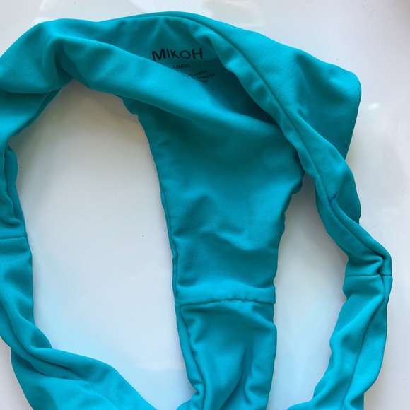 Mikoh Lahaina Cheeky Bikini Bottoms - Maui Blue - Picture 6 of 8